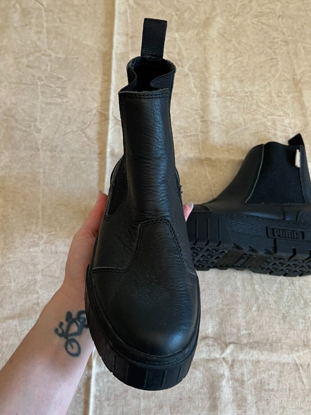 Puma black chelsea boots - Picture 2 of 8